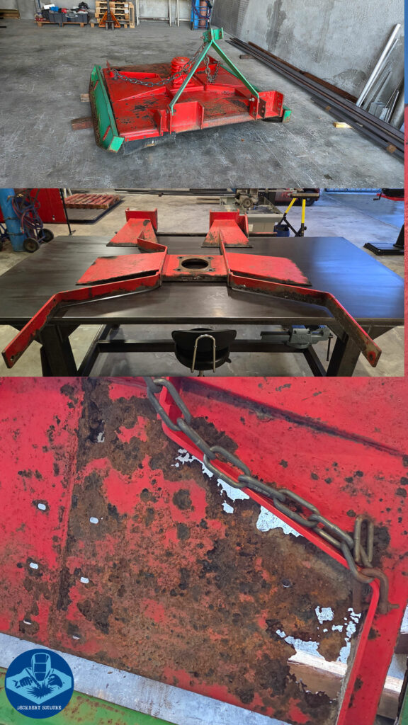 Soudure réparation gyrobroyeur Landes Dechbery