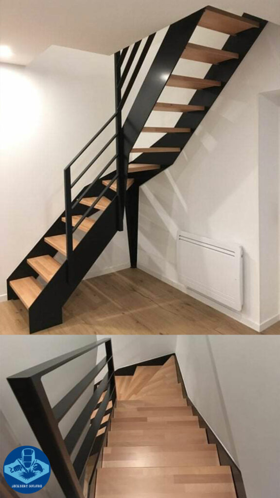 Fabrication escalier métallique sur mesure pour particulier par Dechbery Soudure
